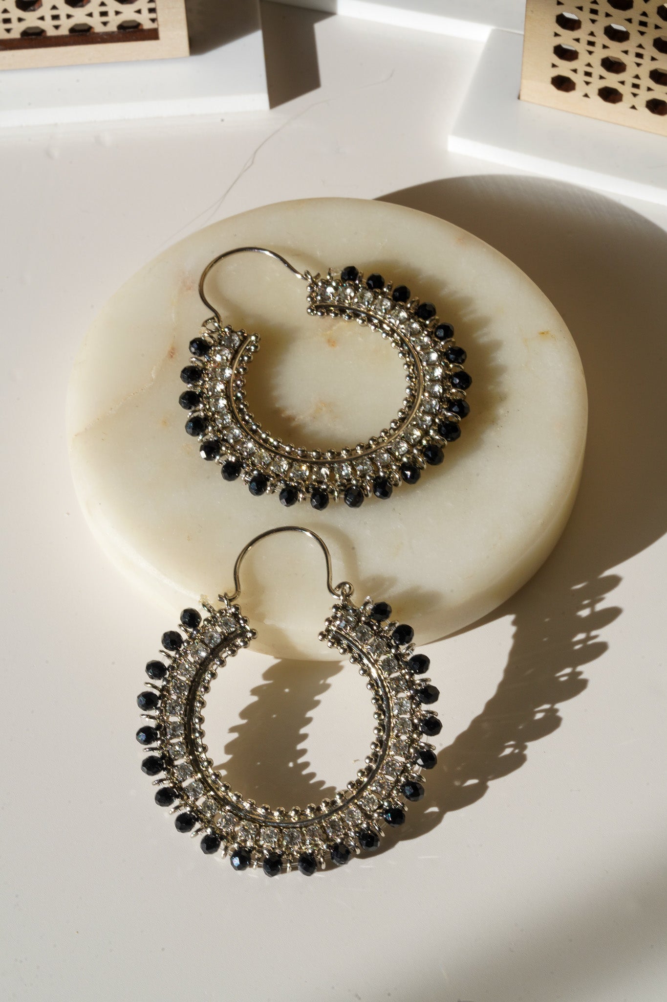 Aliza - Handcrafted Chandbali Hoops Chandbali from Inaury