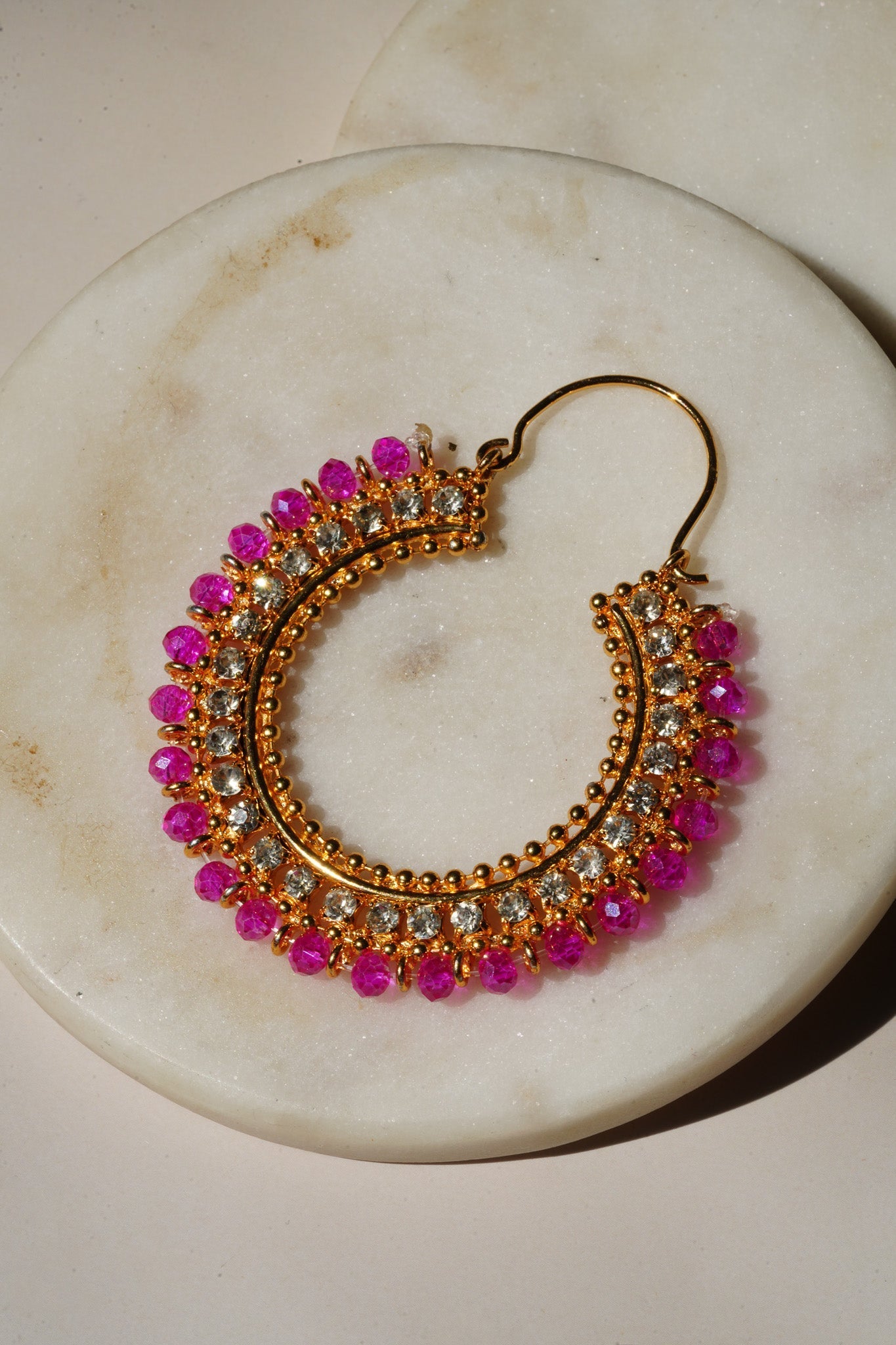 Aliza - Handcrafted Chandbali Hoops Chandbali from Inaury