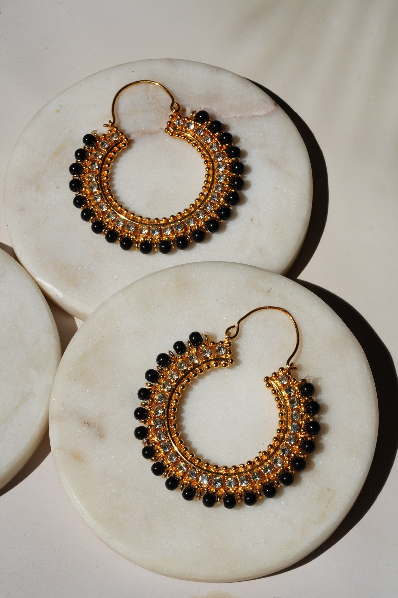 Aliza - Handcrafted Chandbali Hoops Chandbali from Inaury