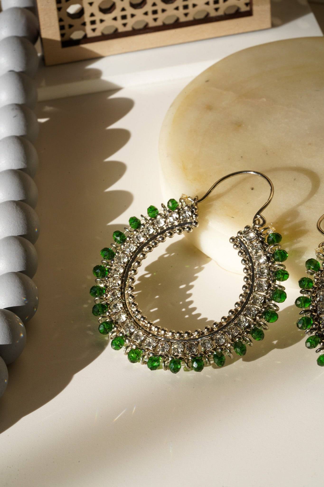 Aliza - Handcrafted Chandbali Hoops Chandbali from Inaury