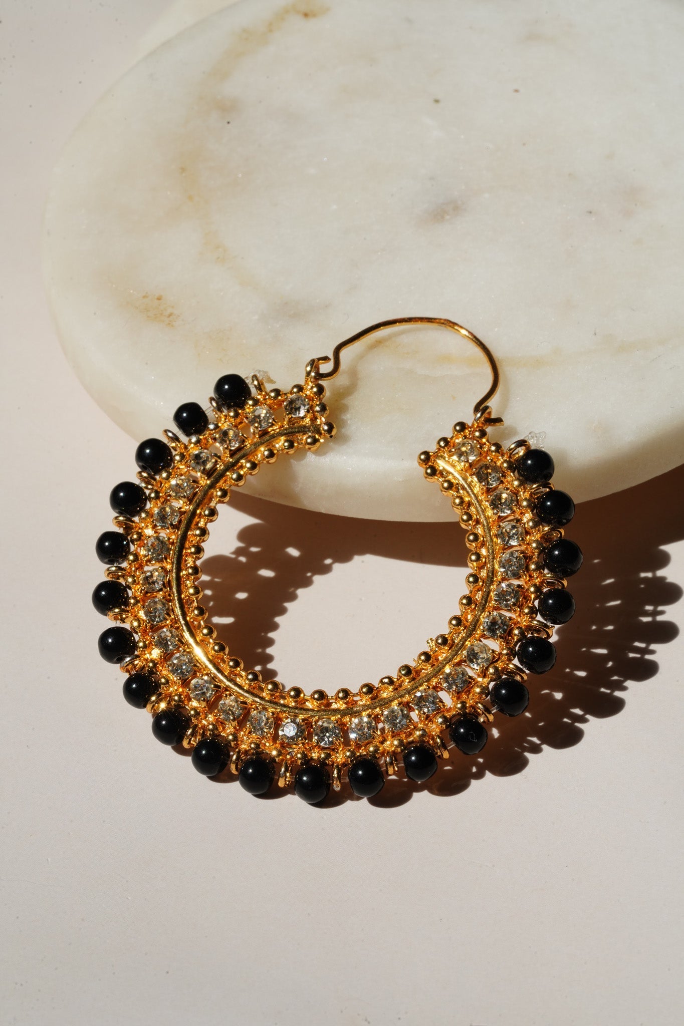 Aliza - Handcrafted Chandbali Hoops Chandbali from Inaury