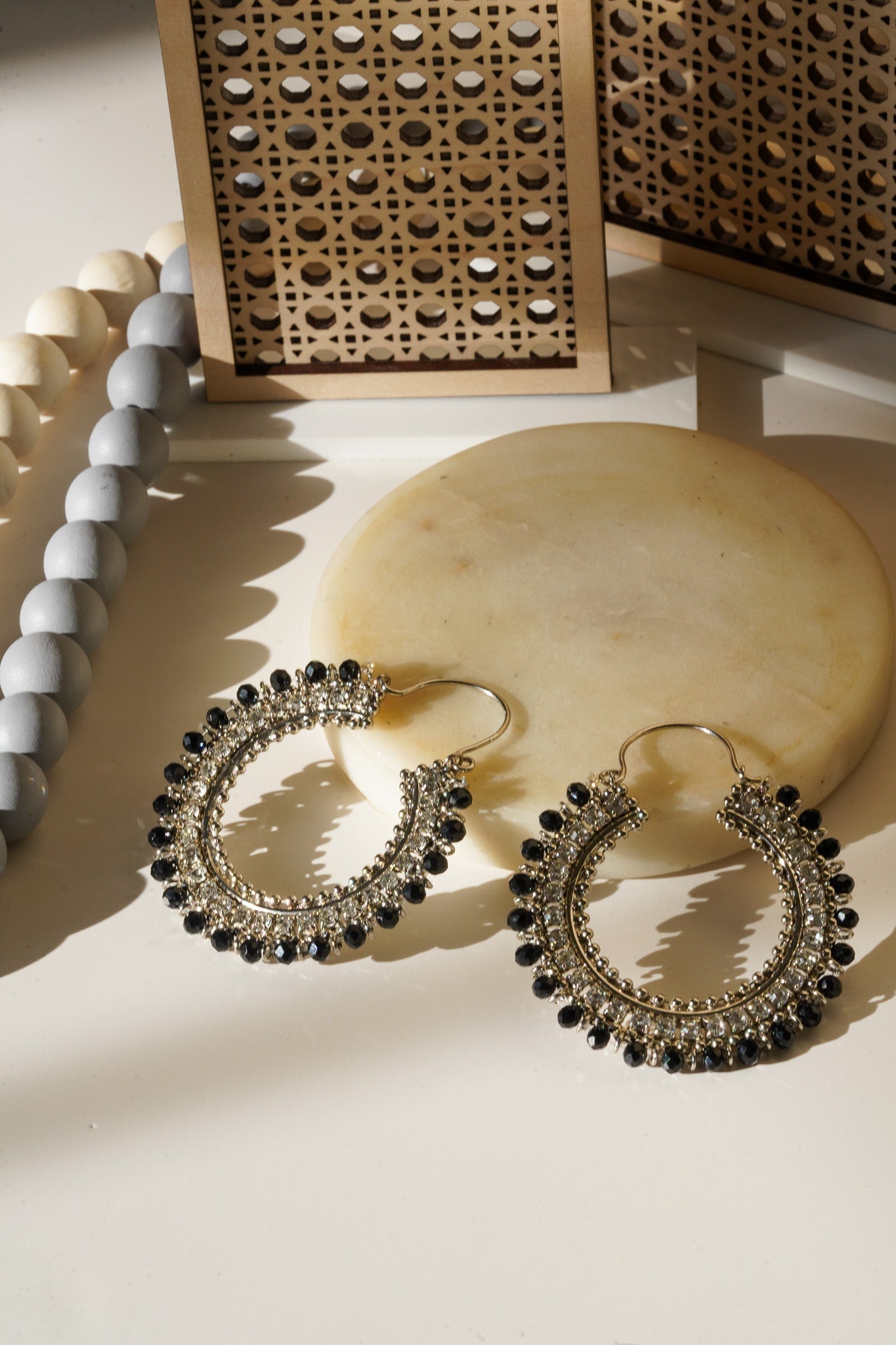 Aliza - Handcrafted Chandbali Hoops Chandbali from Inaury