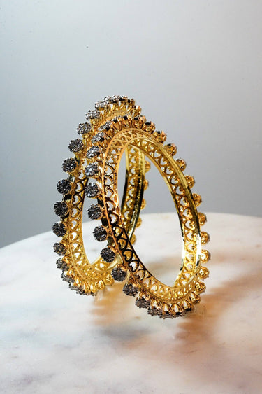Asha - AD Bangles (Set of 2) Bangles from Inaury