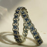 Avika - Sapphire Blue AD Stones (Set of 2) Bangles from Inaury