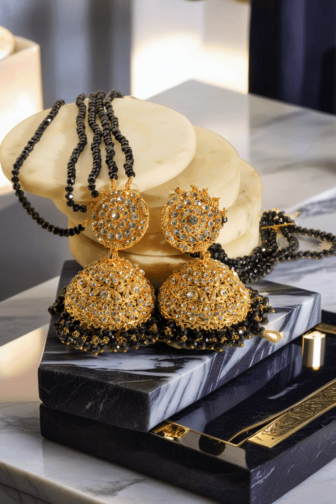 Ayesha - Choker Necklace Set Choker Necklace Set from Inaury