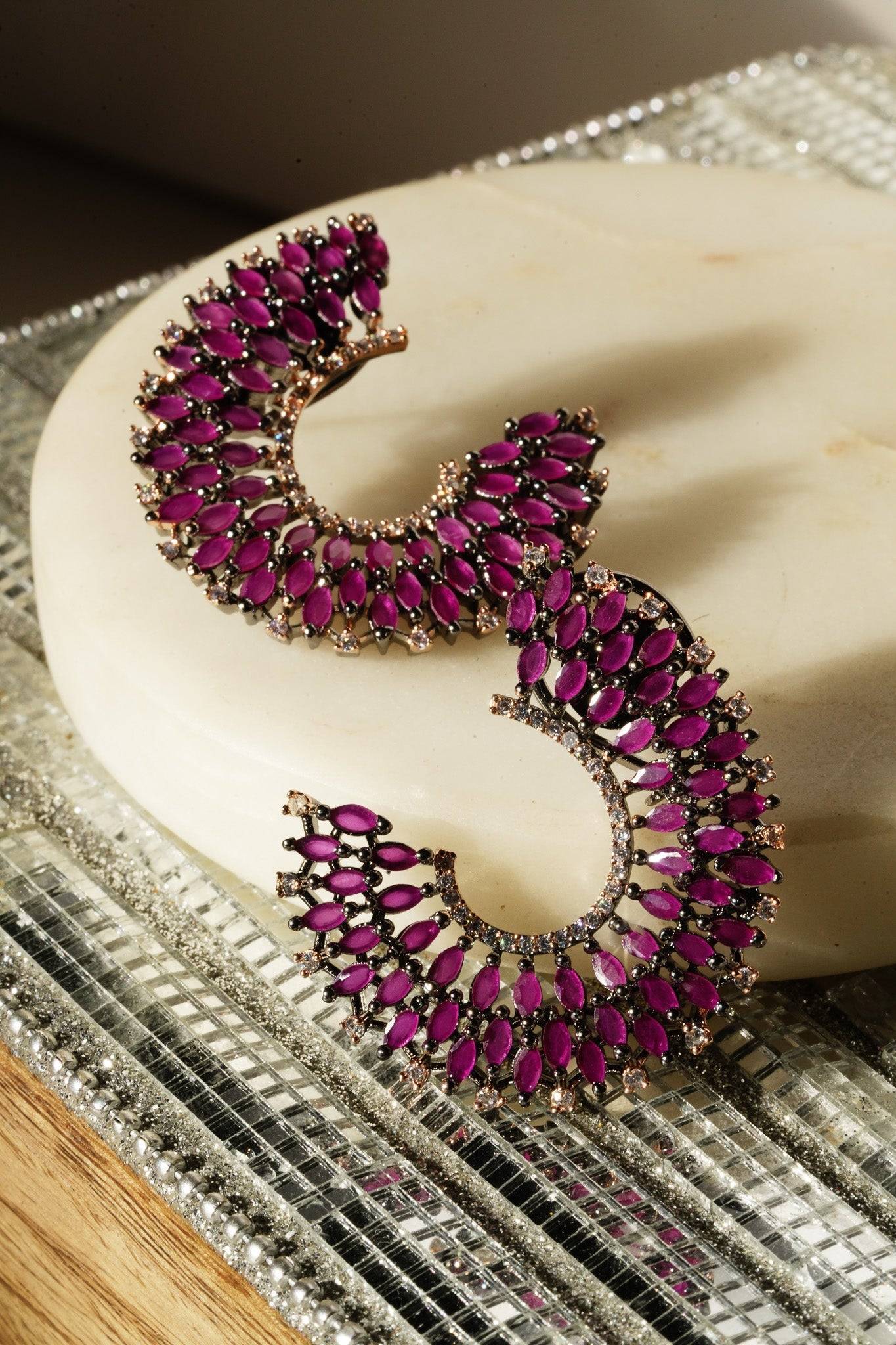 Haniya - Chandbali Billie Earrings Studs from Inaury