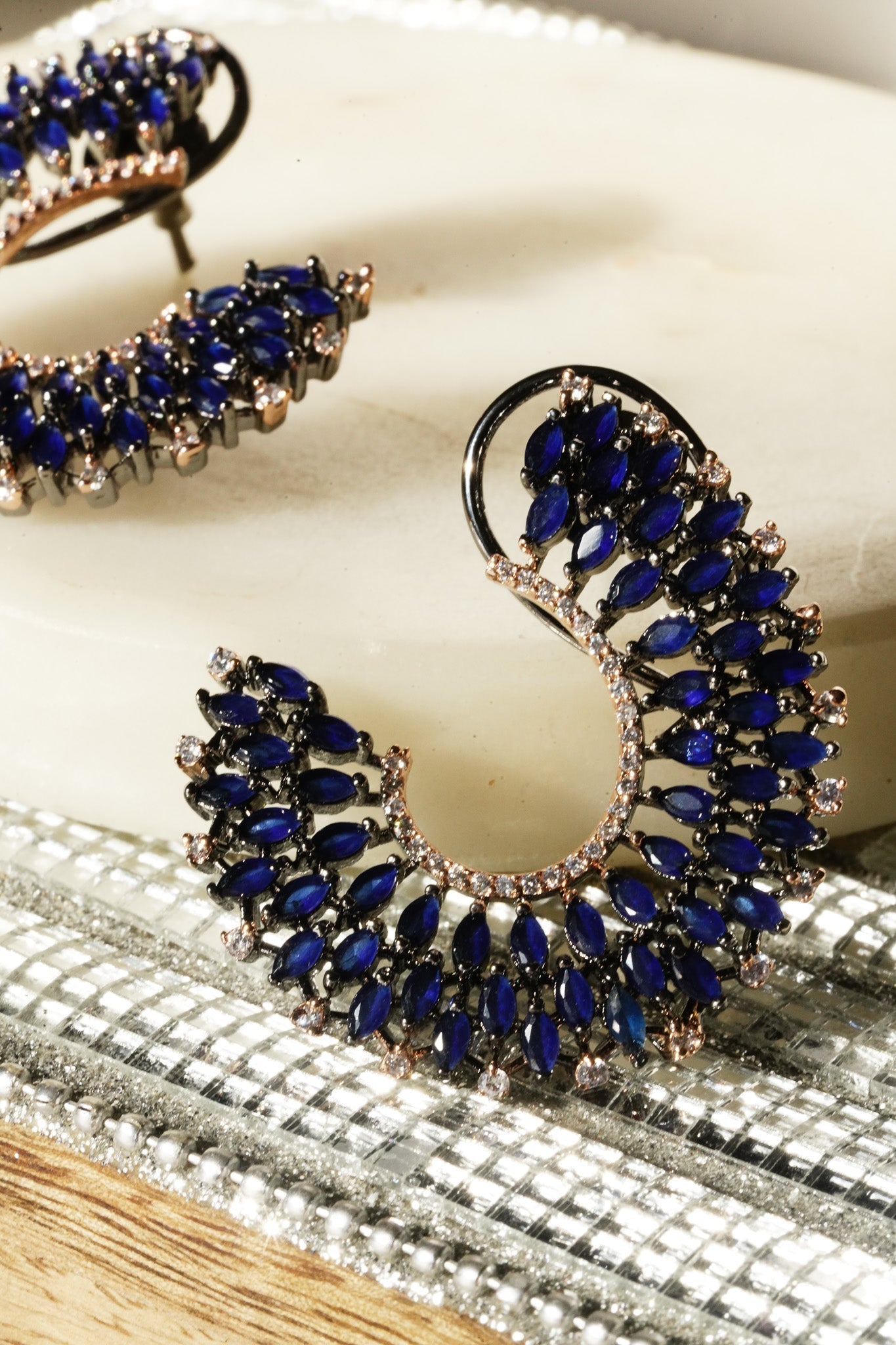 Haniya - Chandbali Billie Earrings Studs from Inaury
