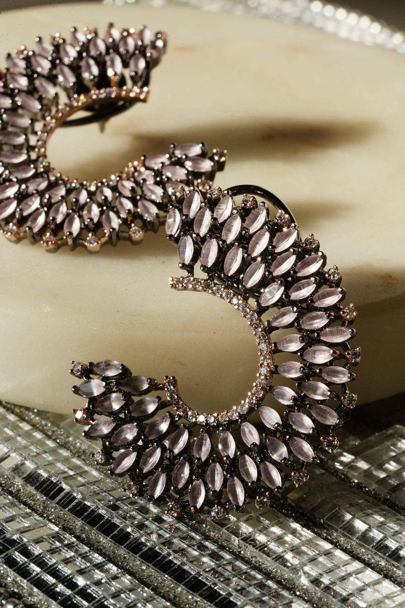 Haniya - Chandbali Billie Earrings Studs from Inaury