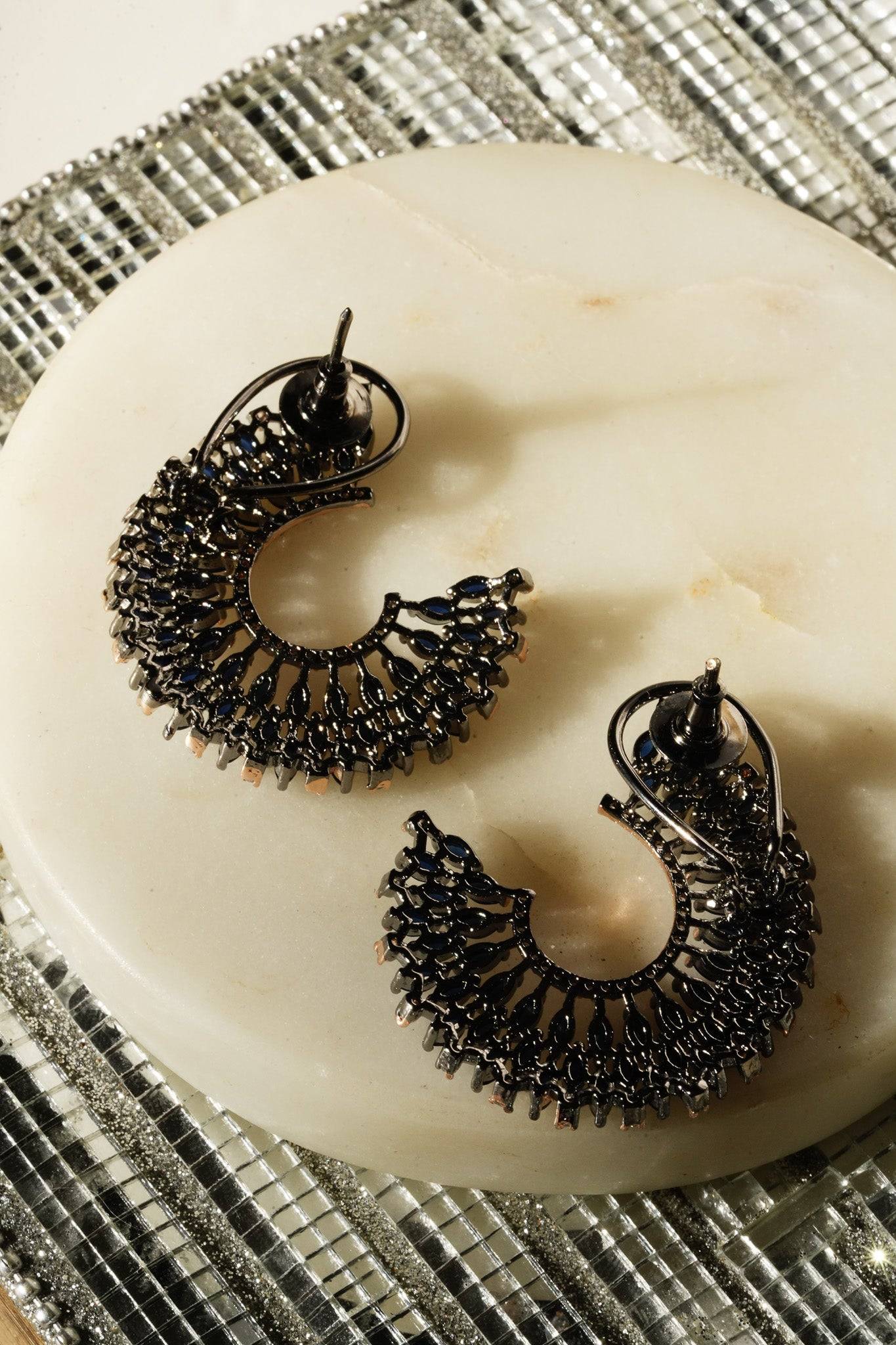 Haniya - Chandbali Billie Earrings Studs from Inaury