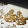 Ilma- Dainty Paisley Chandbali AD Earrings Chandbali from Inaury