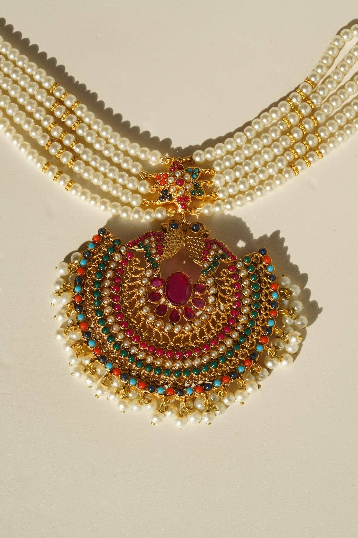 Imaari - Statement Choker Necklace & Tikka Set Choker Necklace Set from Inaury