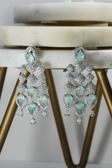 Jyoti - Pastel AD Necklace Set Classic Necklace Set from Inaury