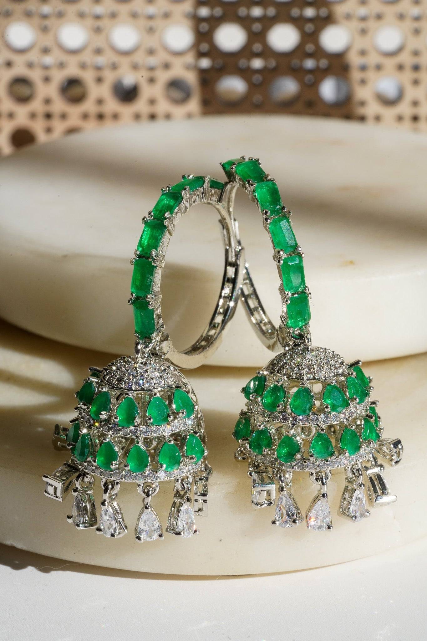 Labina - AD Hoop Jhumkas Jhumkas from Inaury