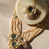 Masuma - Long Necklace Set With Uncut Polki Long Necklace Set from Inaury