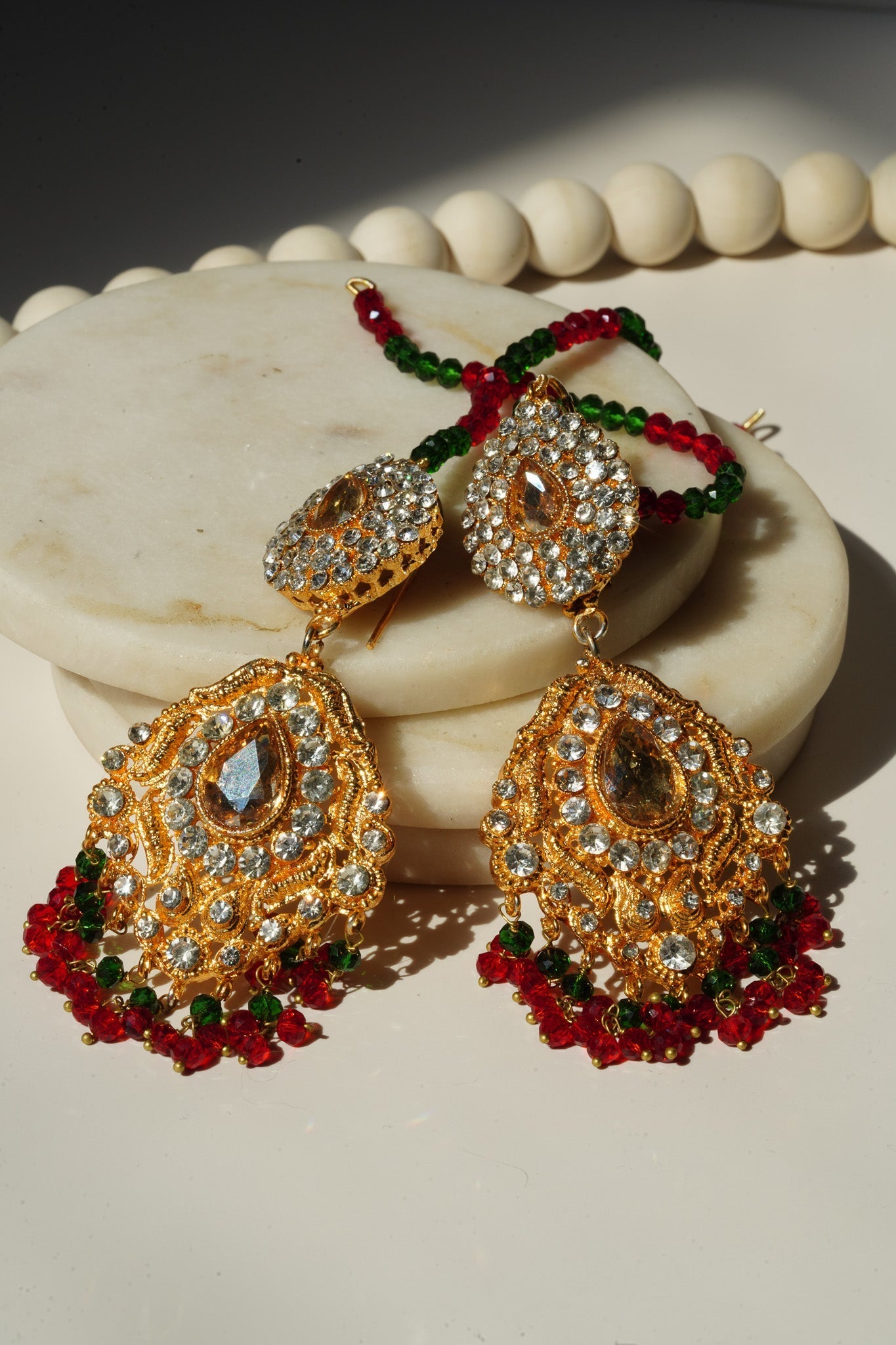 Naima - Handcrafted Lightweight Dangler Earrings Chandelier from Inaury