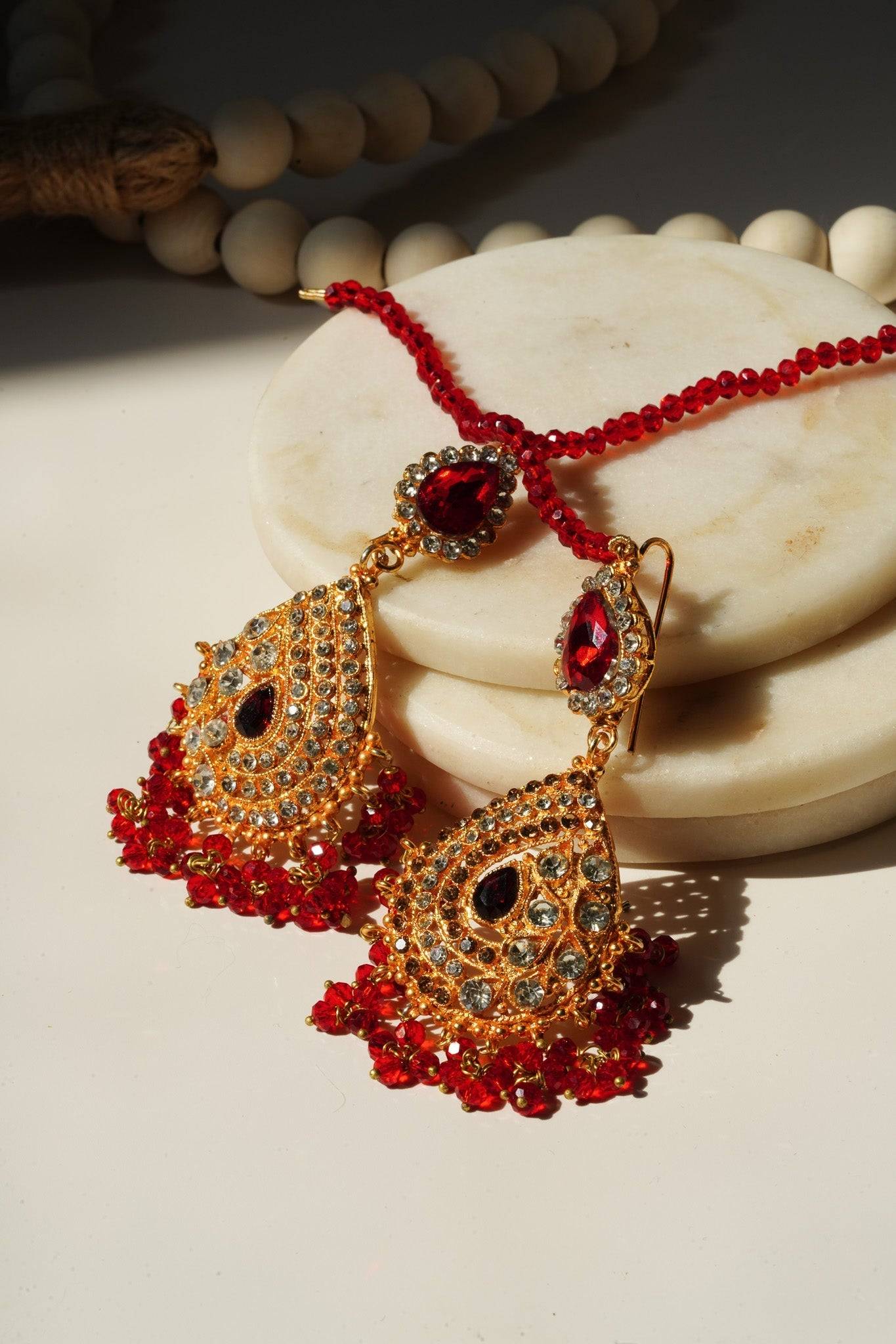 Naima - Handcrafted Lightweight Dangler Earrings Chandelier from Inaury