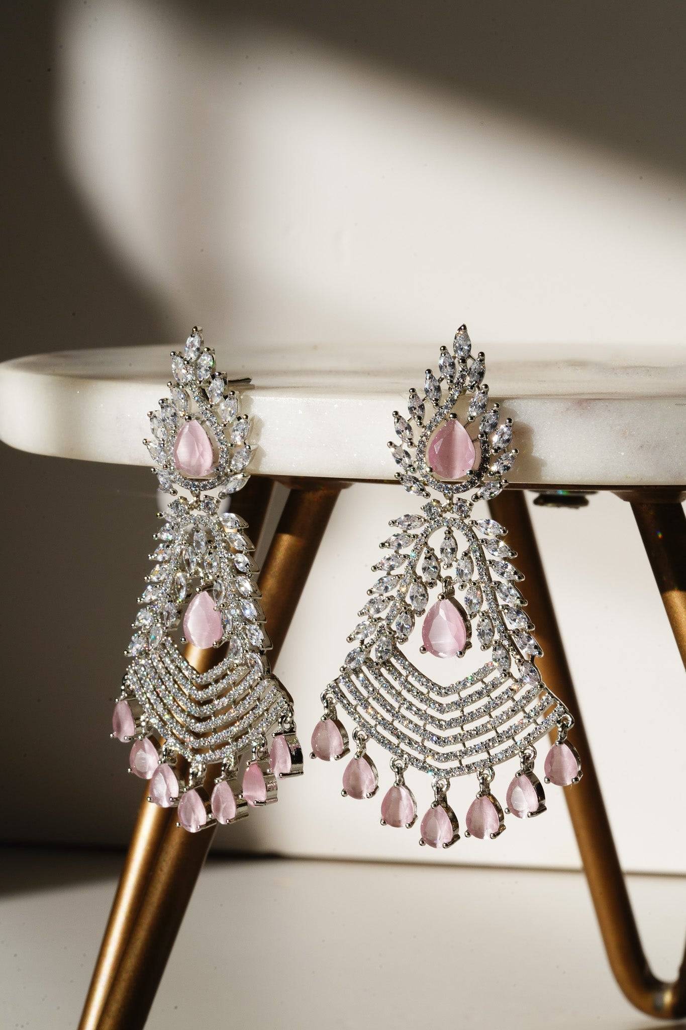 Natasha - AD Chandelier Earrings Chandelier from Inaury