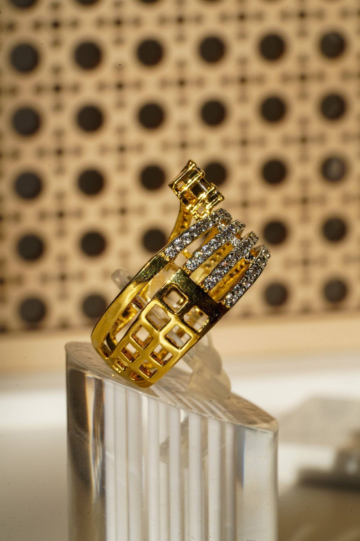 Nina - Multirow Adjustable AD Ring Rings from Inaury