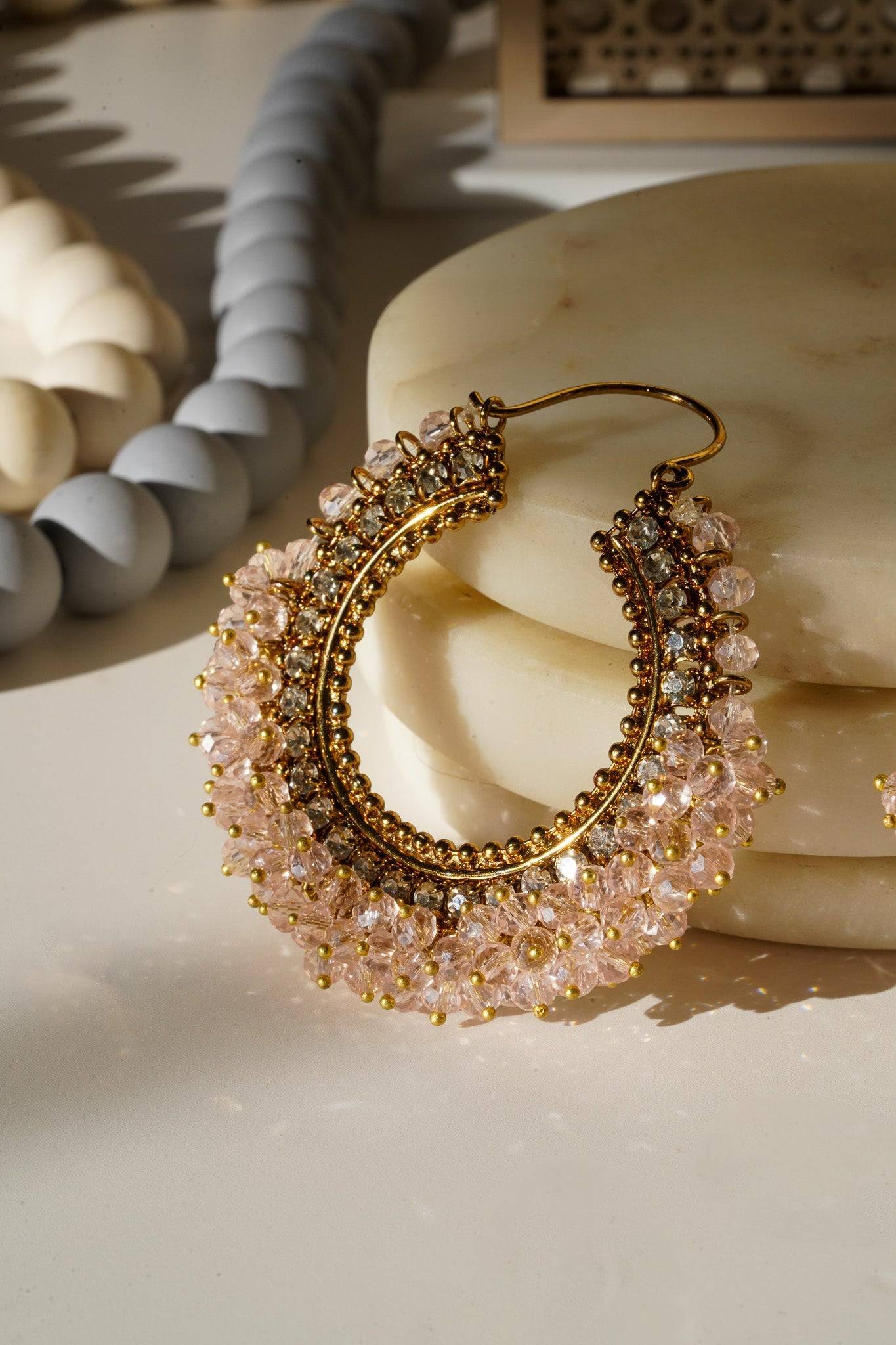 Noor - Chandbali Hoop Earrings Chandbali from Inaury