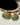 Nora Chandbali Statement Earrings - Oversized design with nine exquisite gemstones, high-quality brass with gold plating, perfect for special occasions.
