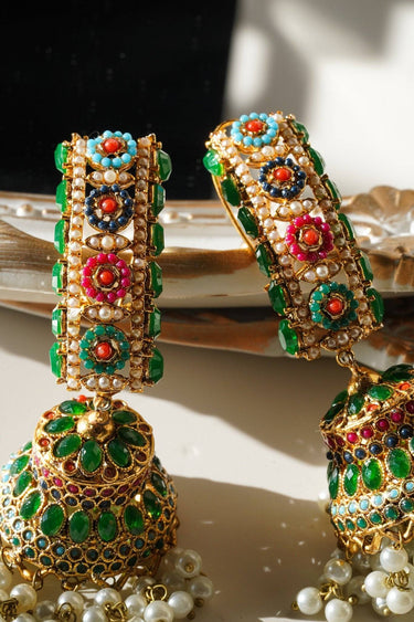 Roya - Jhumka Earrings Jhumkas from Inaury