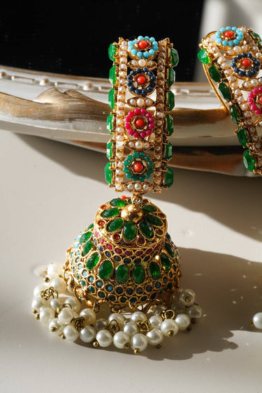 Roya - Jhumka Earrings Jhumkas from Inaury