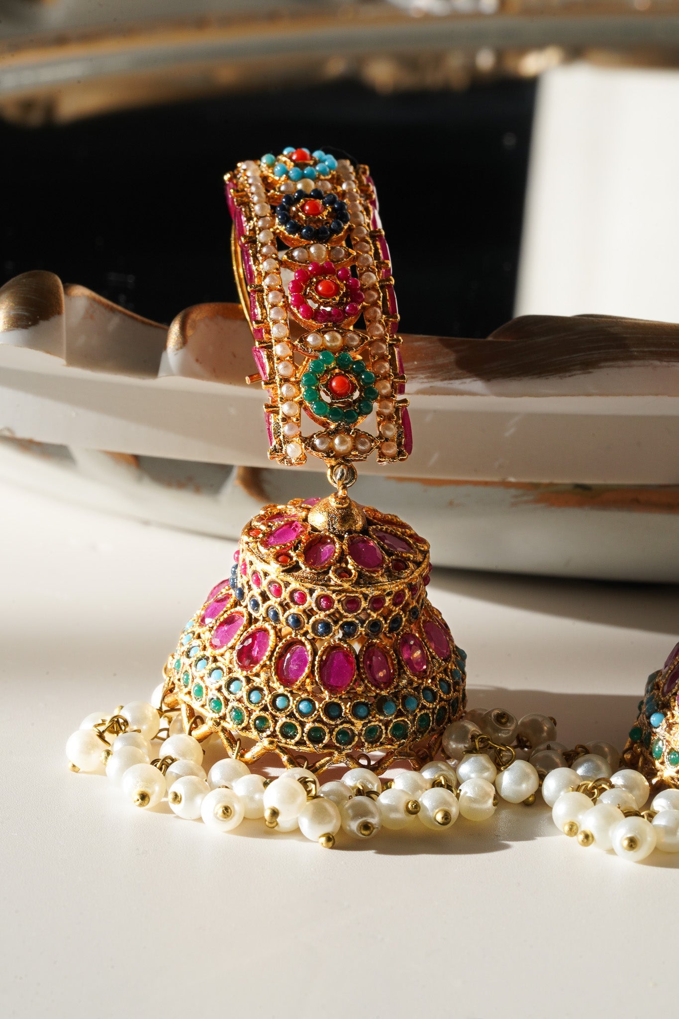 Roya - Jhumka Earrings Jhumkas from Inaury