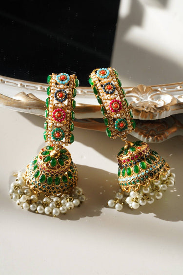 Roya - Jhumka Earrings Jhumkas from Inaury