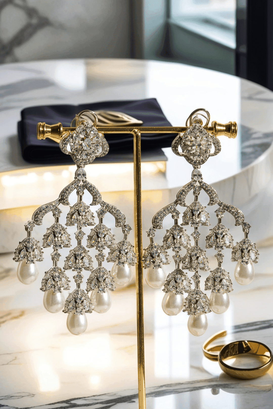 Sahara - Statement Chandelier Earrings Chandelier from Inaury