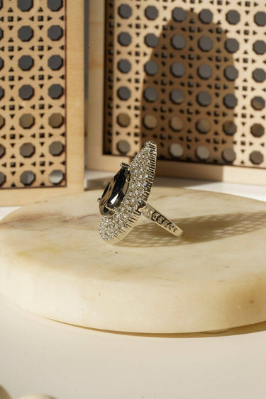 Shaffa - Teardrop AD Adjustable Ring Rings from Inaury