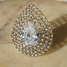 Shaffa - Teardrop AD Adjustable Ring Rings from Inaury
