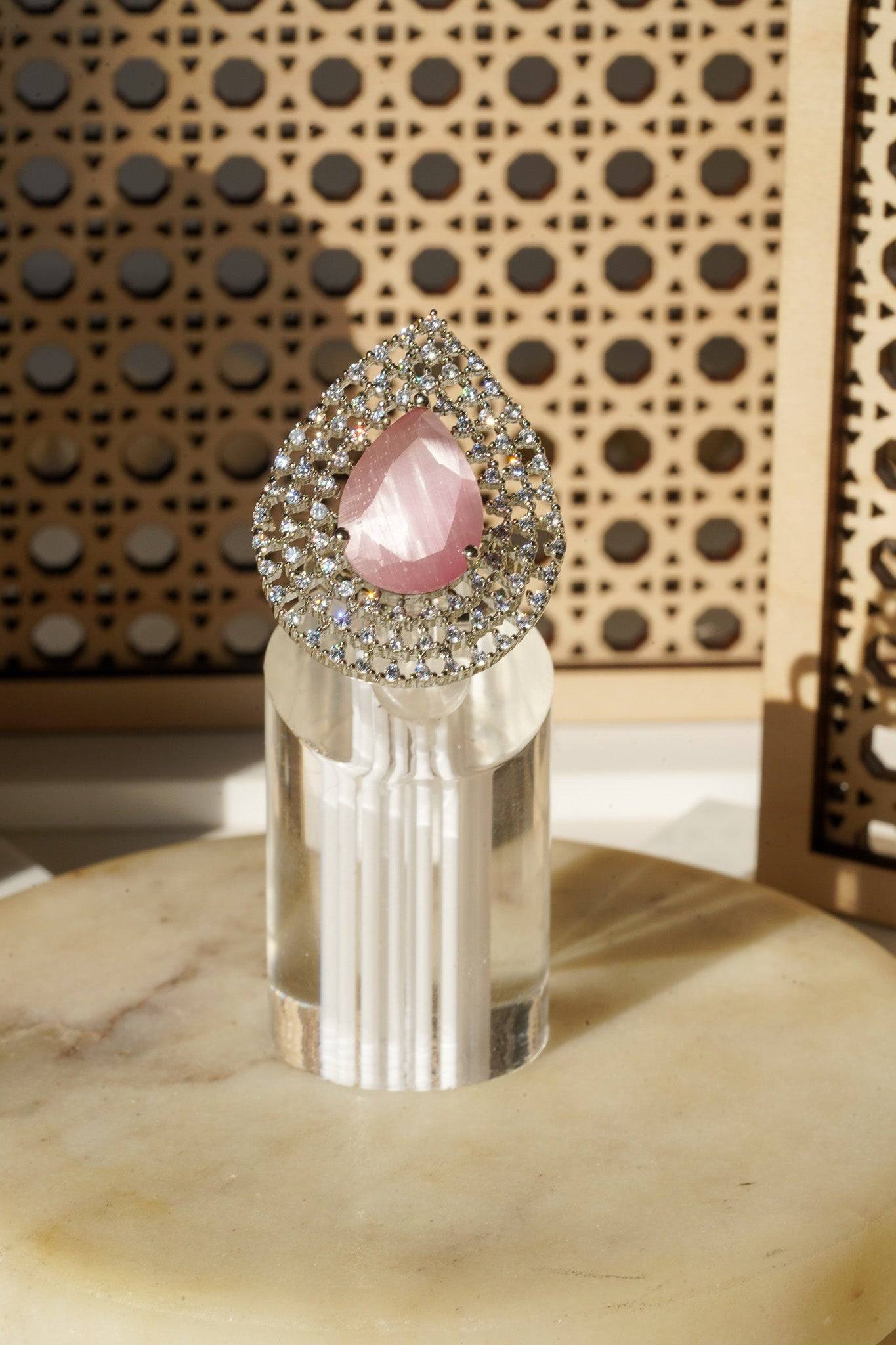Shaffa - Teardrop AD Adjustable Ring Rings from Inaury