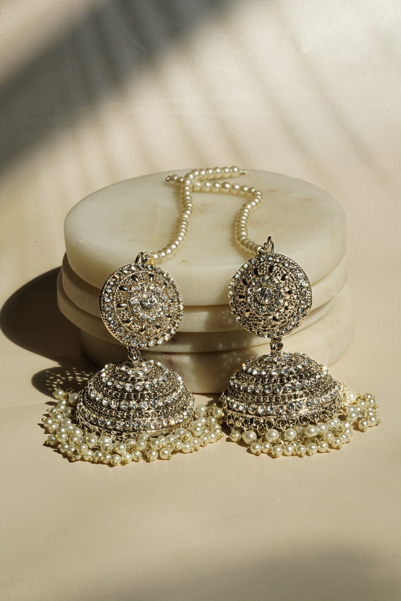 Urooj - Handcrafted Necklace Set Classic Necklace Set from Inaury