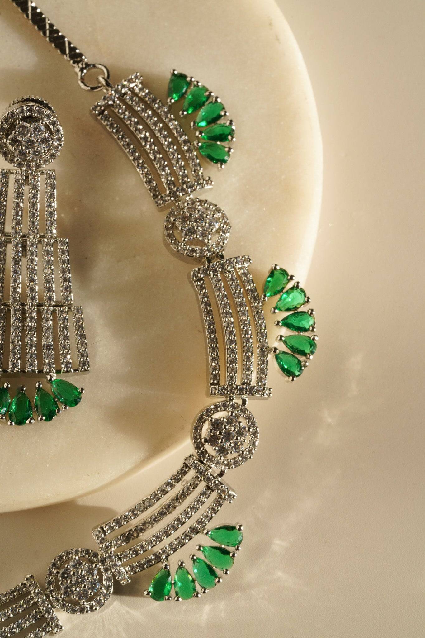 Zareena - AD Necklace Set Classic Necklace Set from Inaury