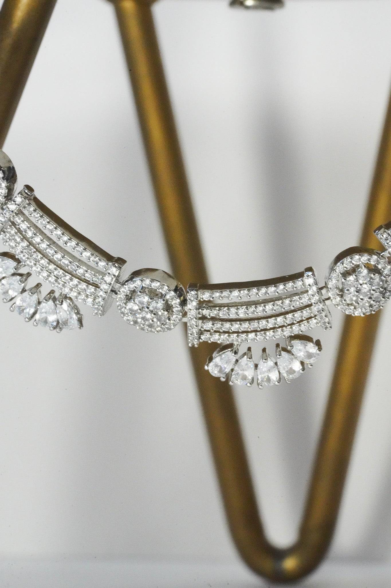 Zareena - AD Necklace Set Classic Necklace Set from Inaury