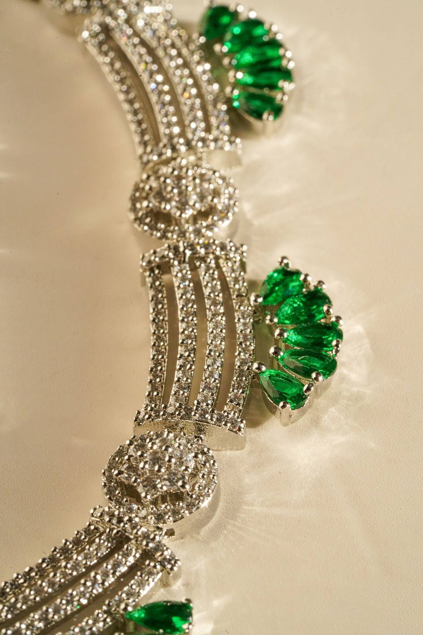 Zareena - AD Necklace Set Classic Necklace Set from Inaury