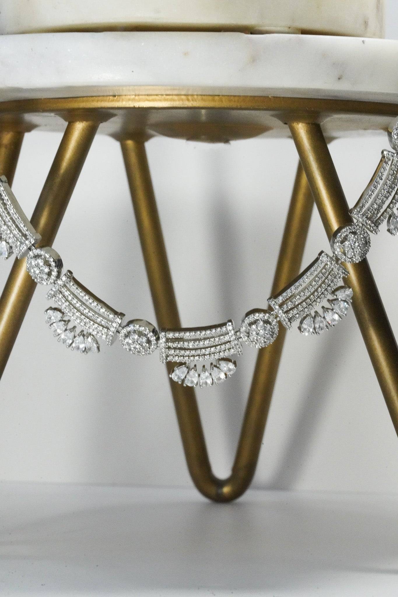 Zareena - AD Necklace Set Classic Necklace Set from Inaury